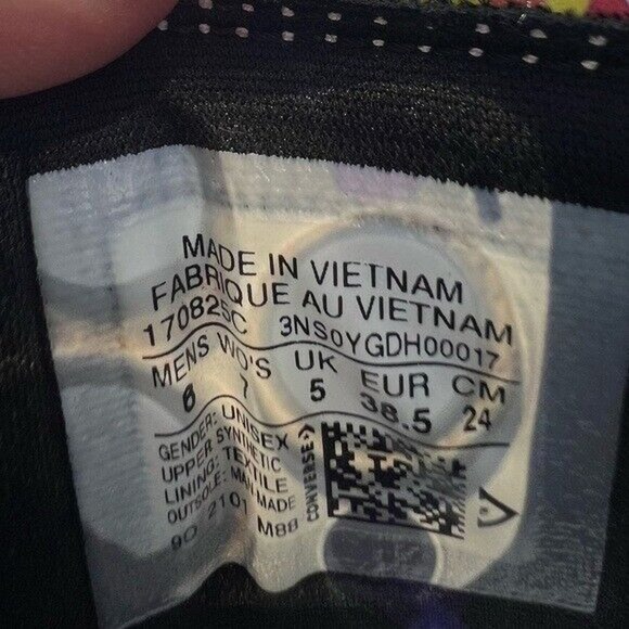 NWOT Unisex Converse rainbow multicolored slides - Picture 8 of 9